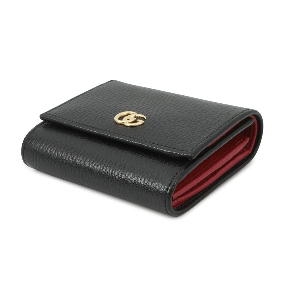 Gucci Bi fold Wallet Double G Leather Limited Black - Picture 2 of 11